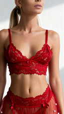 Red Pearl - Lingerie Set