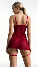 Lucia Babydoll Red