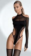 Aura Noir Coupée - Ensemble lingerie